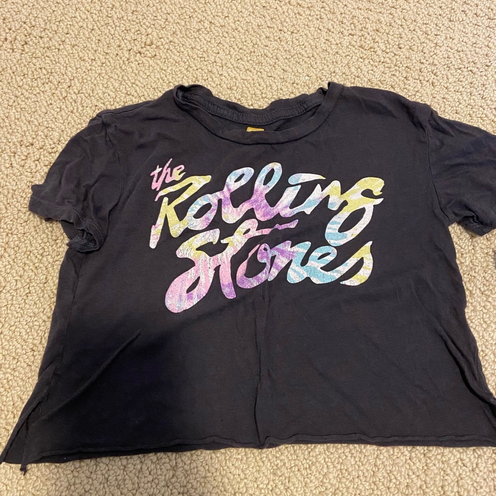 Rowdy sprout Rolling Stones tee (2T)